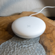 A photo of the Hex base station on a slab of wood
